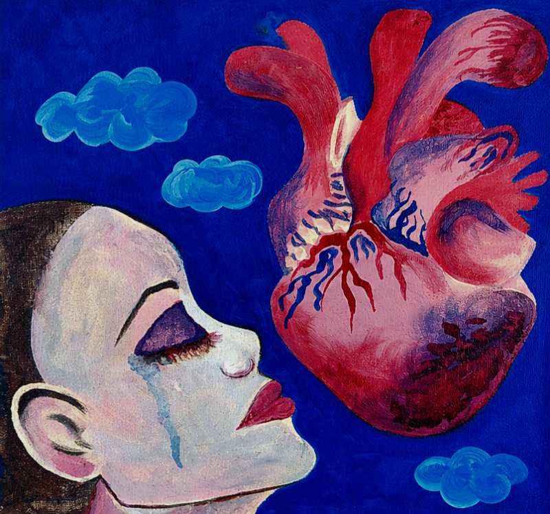 Whisper of the Heart, 2023, acrylic on canvas