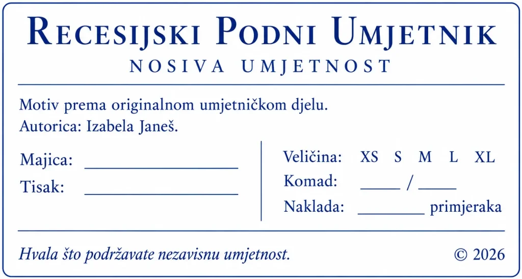 Potvrda koja dolazi uz predmet